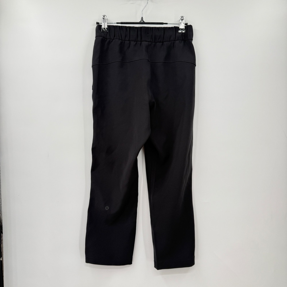 Lululemon On The Fly Crop‎ Pants Woven Black Comfort Athleisure Size 2 - Picture 7 of 10